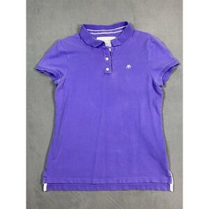 VTG Aeropostale Junior Women's XL Fits Like Small/M Purple Polo Shirt Y2K Preppy